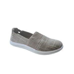 Women's Casual Slip-On Shoes - Sand/Silver